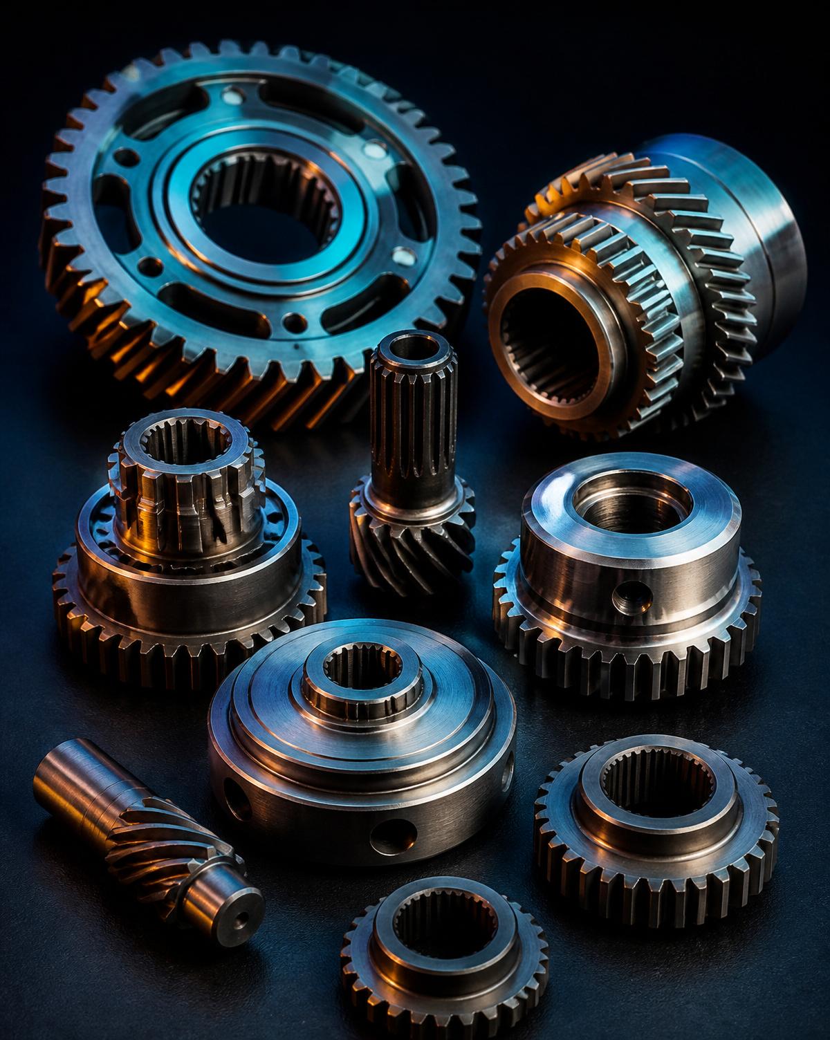 Precision machined gears and pinions